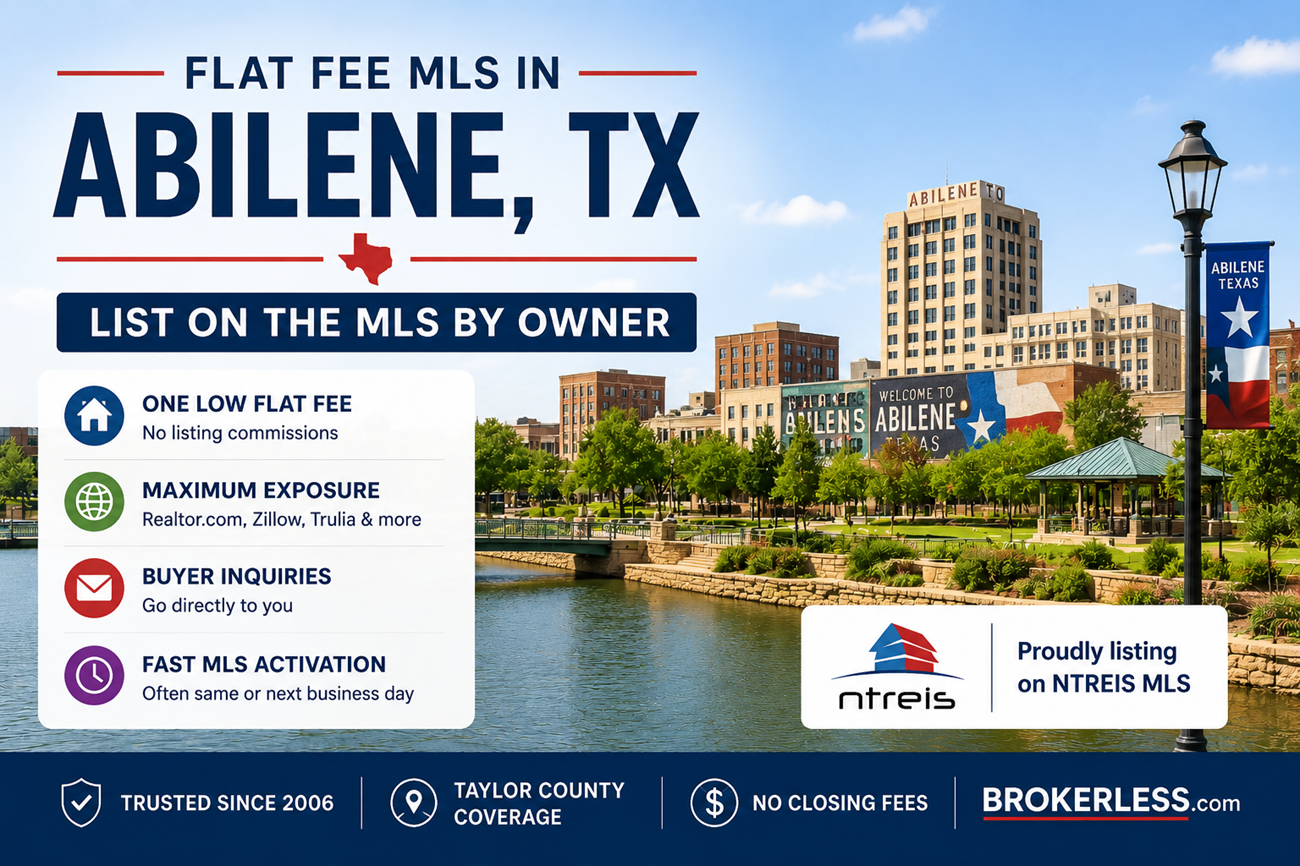 Flat Fee MLS in Abilene, TX - NTREIS MLS Coverage