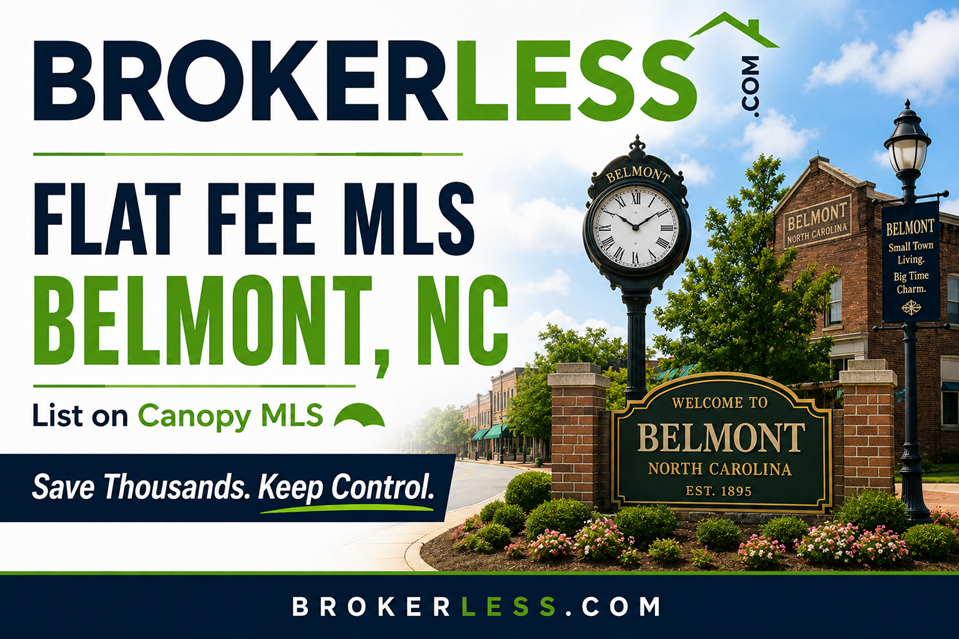 Brokerless Flat Fee MLS in Belmont, NC | Canopy MLS Coverage
