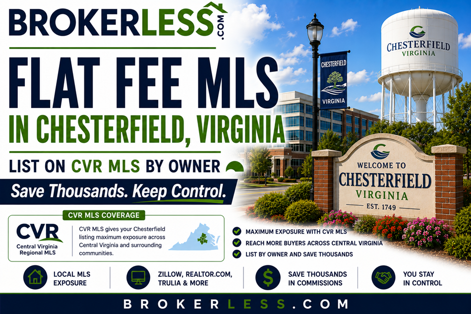 Flat Fee MLS in Chesterfield, Virginia - Central Virginia Regional MLS Coverage