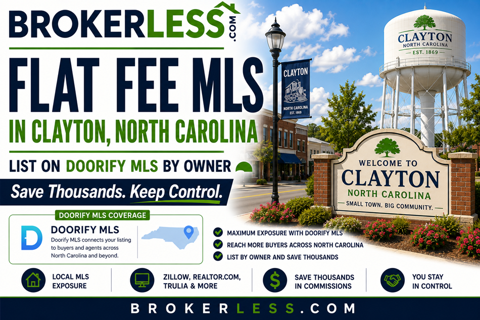 Flat Fee MLS in Clayton, North Carolina - Doorify MLS Coverage