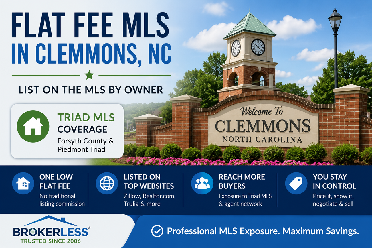 Flat Fee MLS in Clemmons, NC - Triad MLS Coverage