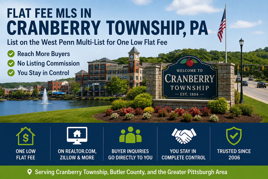 Flat Fee MLS in Cranberry Township, PA - West Penn Multi-List Coverage