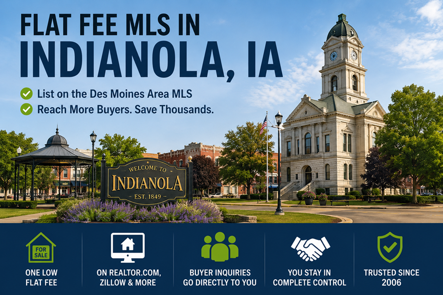 Flat Fee MLS in Indianola, IA - Des Moines Area MLS Coverage