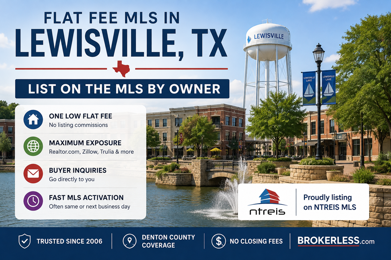 Flat Fee MLS in Lewisville, TX - NTREIS MLS Coverage