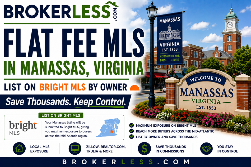 Flat Fee MLS in Manassas, Virginia - Bright MLS Coverage