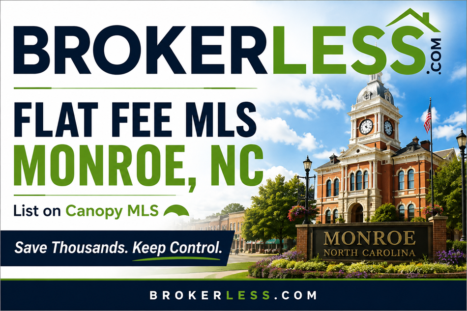 Brokerless Flat Fee MLS in Monroe, NC | Canopy MLS Coverage
