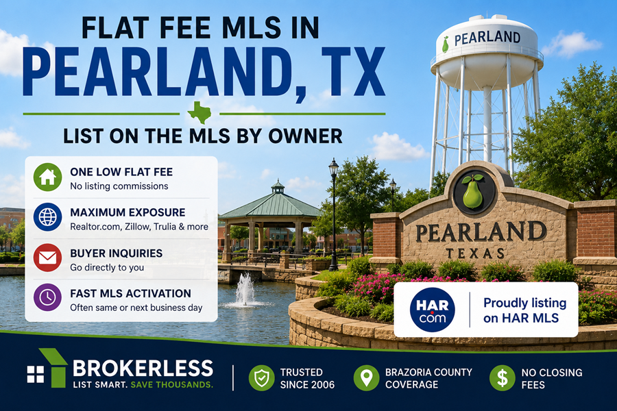 Flat Fee MLS in Pearland, TX - HAR MLS Coverage