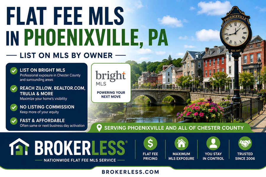 Flat Fee MLS in Phoenixville, PA - Bright MLS Coverage