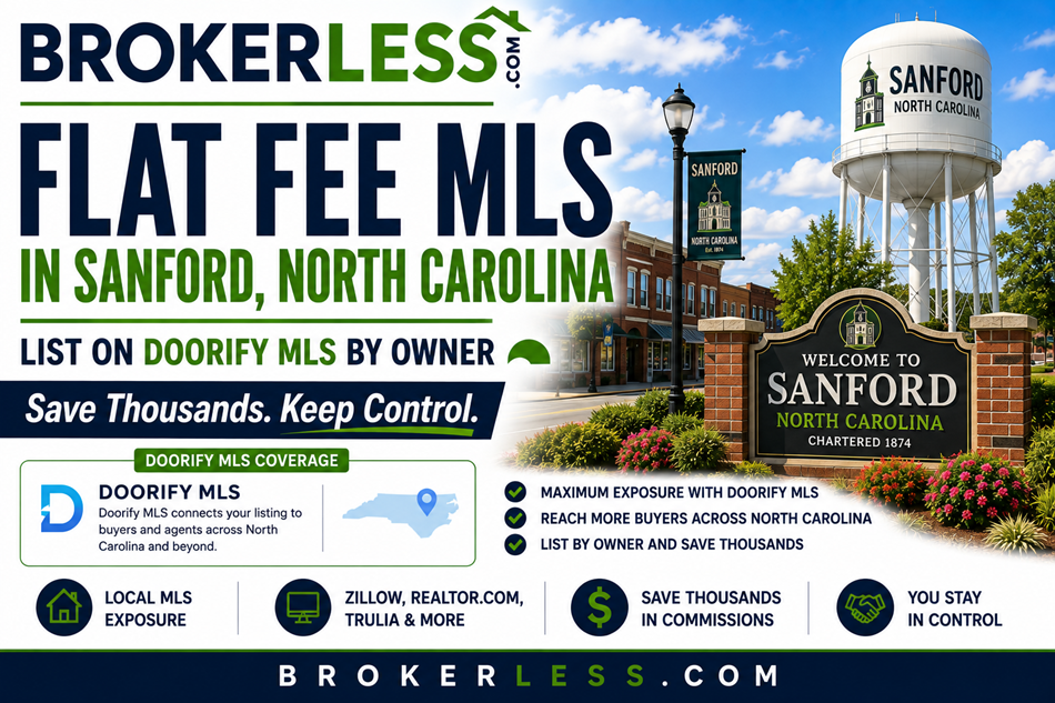 Flat Fee MLS in Sanford, North Carolina - Doorify MLS Coverage