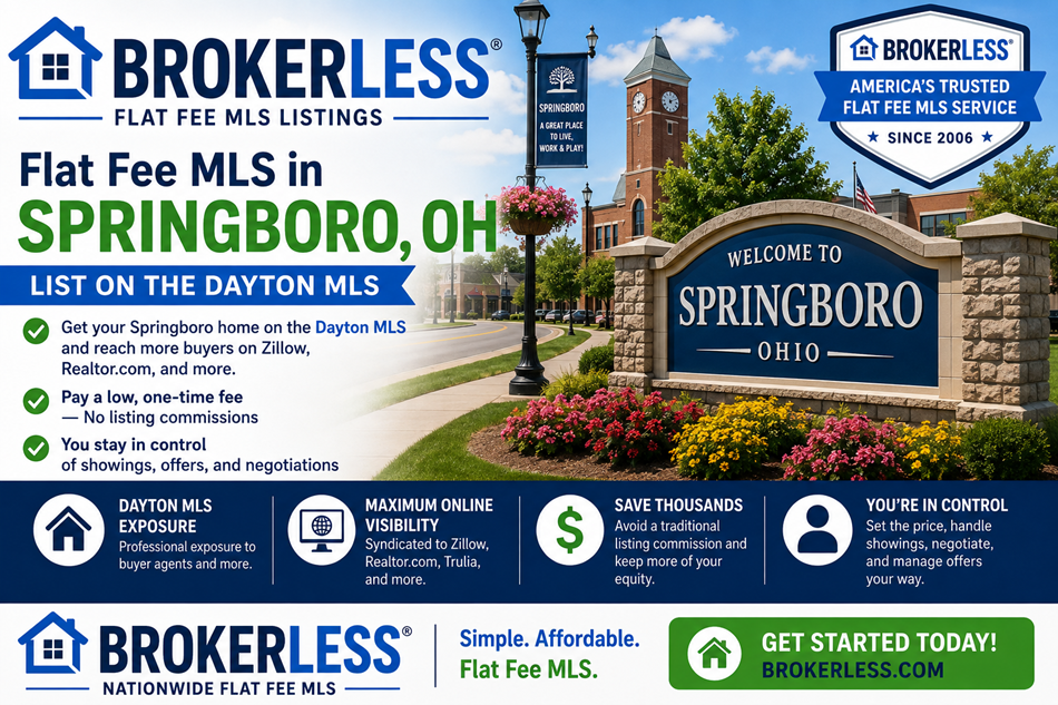 Flat Fee MLS in Springboro, Ohio - Dayton MLS Coverage