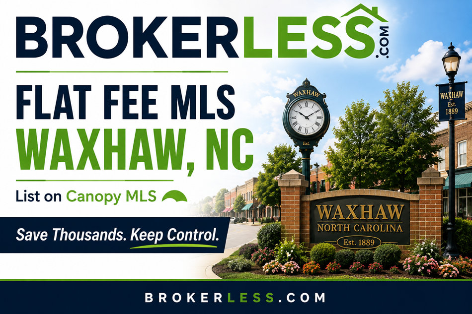 Brokerless Flat Fee MLS in Waxhaw, NC | Canopy MLS Coverage