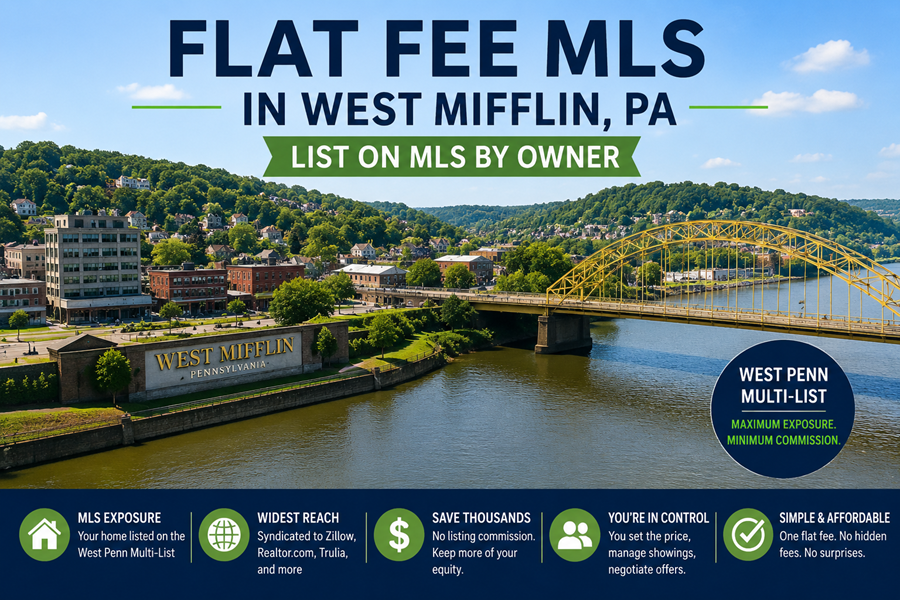 Flat Fee MLS in West Mifflin, PA - West Penn Multi-List Coverage